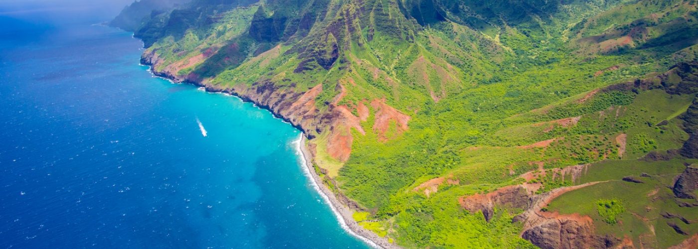 Monatañas y océanos hawai