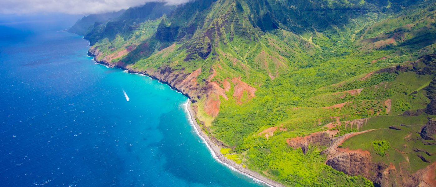 Monatañas y océanos hawai